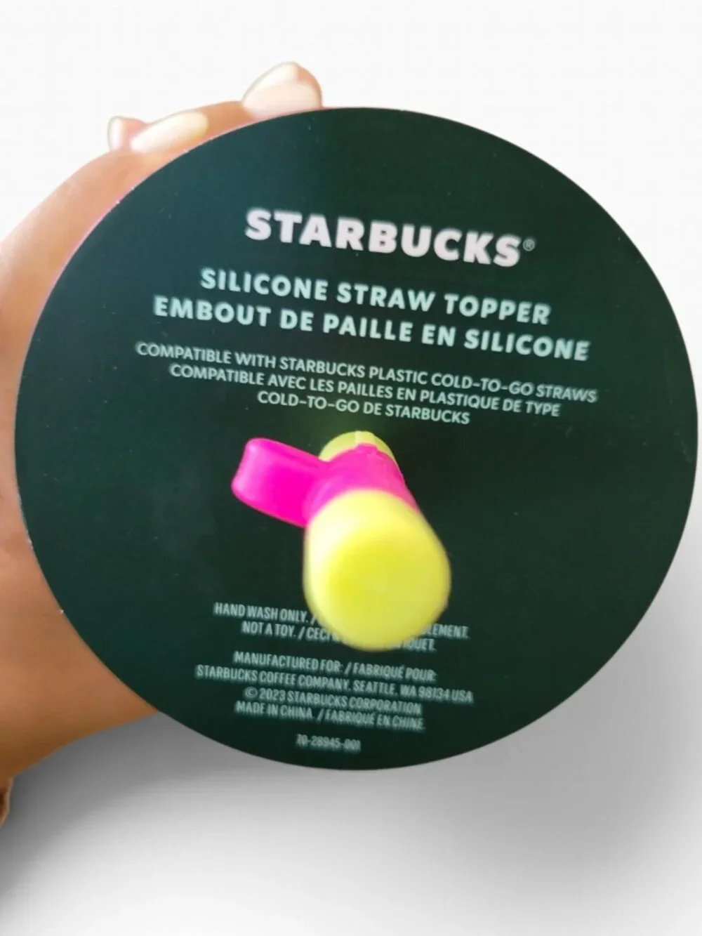 Starbucks 2023 Spring Straw Topper Blue Wave Color-Changing Tumbler (24oz)